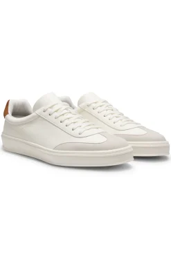 BOSS BY BECKHAM Sneakers aus Leder und Veloursleder