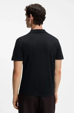 BOSS BY BECKHAM Strick-Polo aus Schurwolle