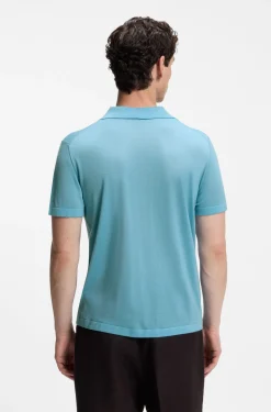 BOSS BY BECKHAM Strick-Polo aus Schurwolle