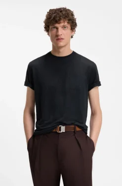 BOSS BY BECKHAM T-Shirt aus Leinen