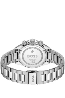 BOSSLETIC Uhr aus Edelstahl mit blauem Zifferblatt