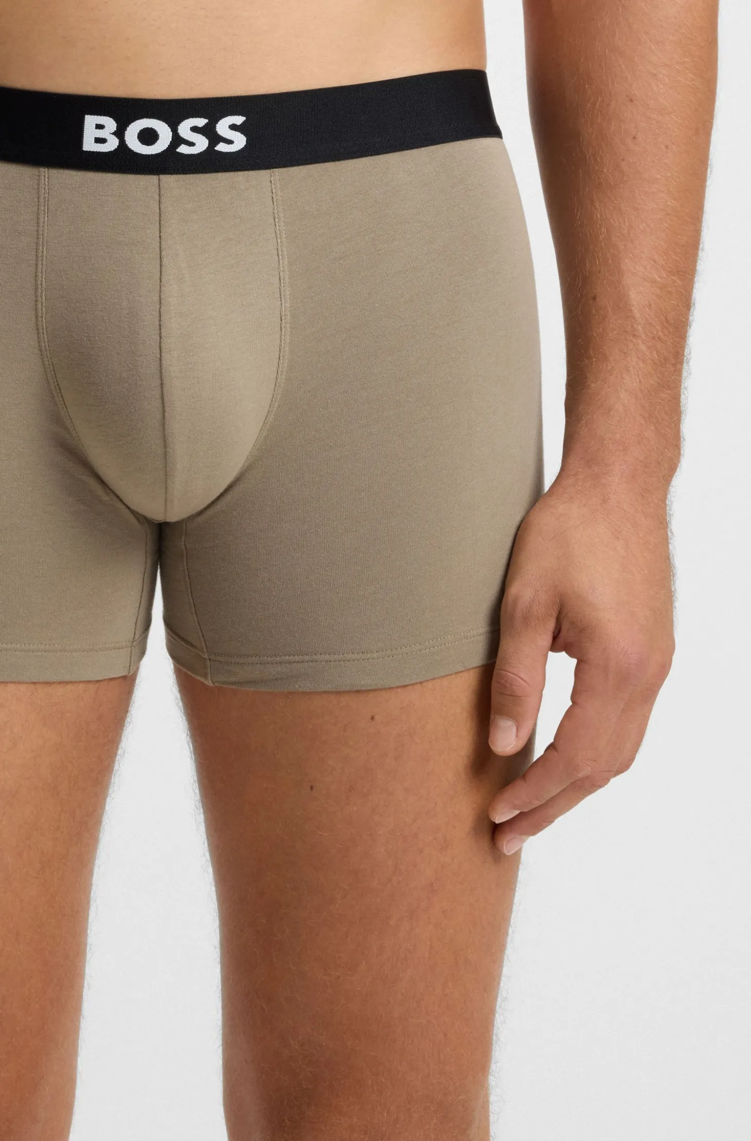 BOSS ONE Dreierpack Boxershorts mit Logo-Bund