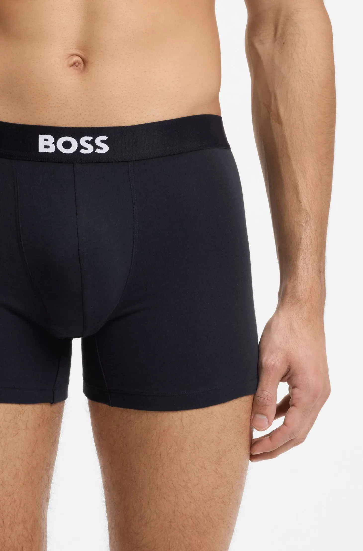 BOSS ONE Dreierpack Boxershorts mit Logo-Bund