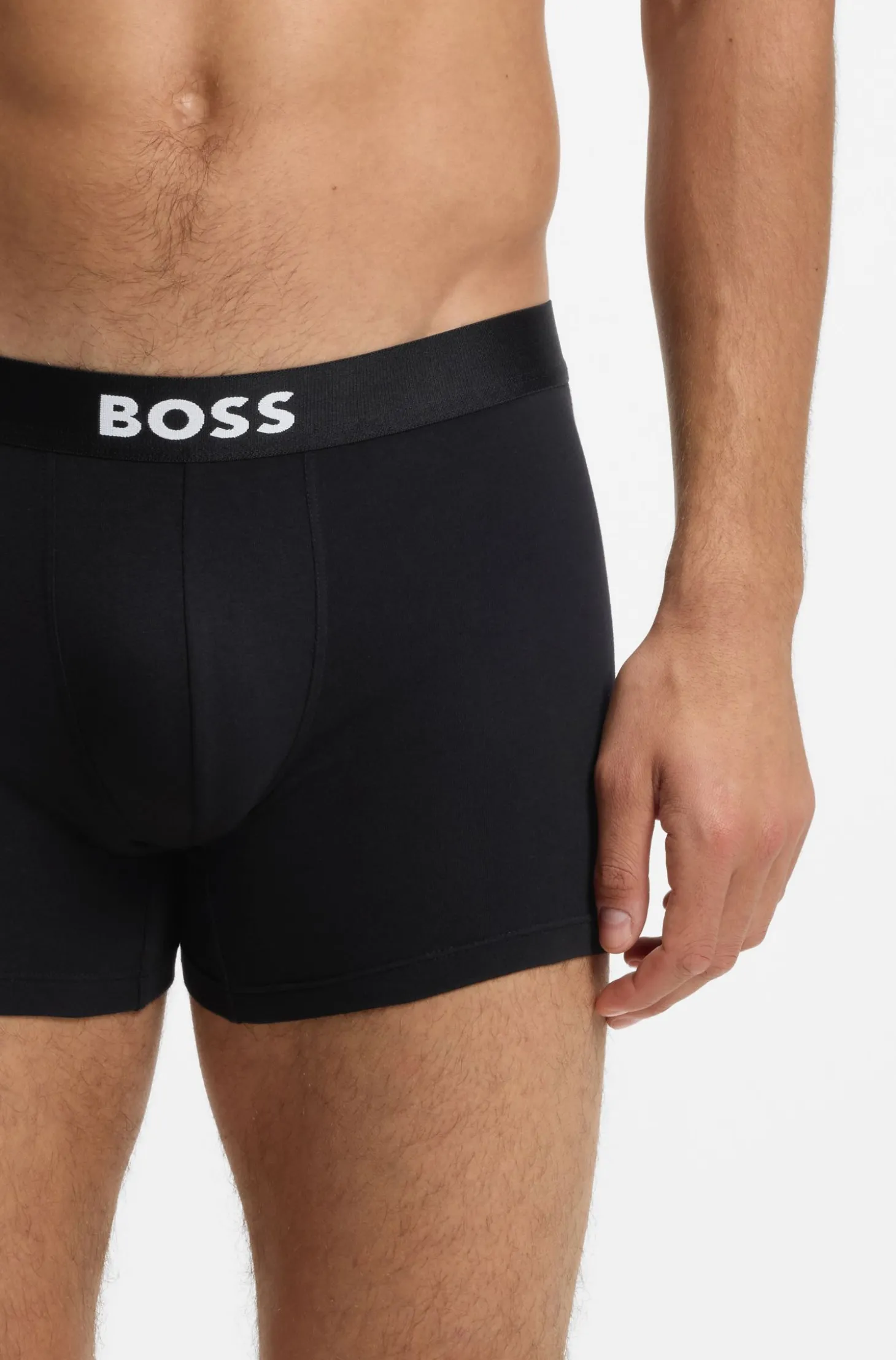 BOSS ONE Dreierpack Boxershorts mit Logo-Bund
