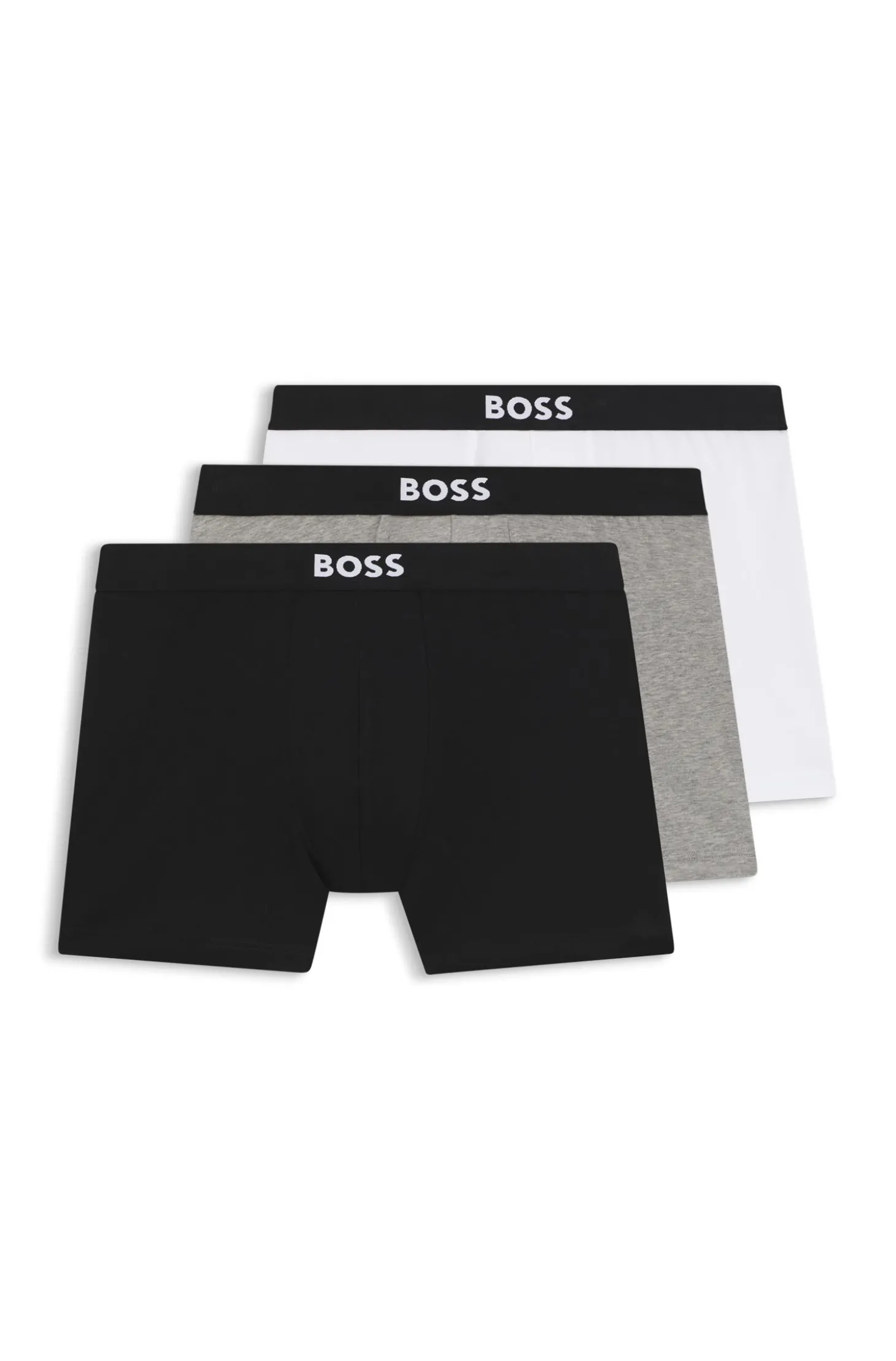 BOSS ONE Dreierpack Boxershorts mit Logo-Bund