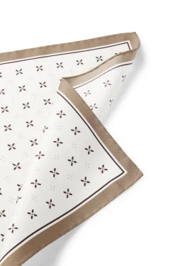 BOSS ONE Einstecktuch aus Seide mit Print-Muster