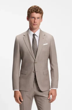 BOSS ONE Einstecktuch aus Seide mit Print-Muster