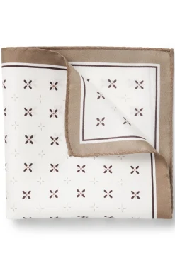 BOSS ONE Einstecktuch aus Seide mit Print-Muster