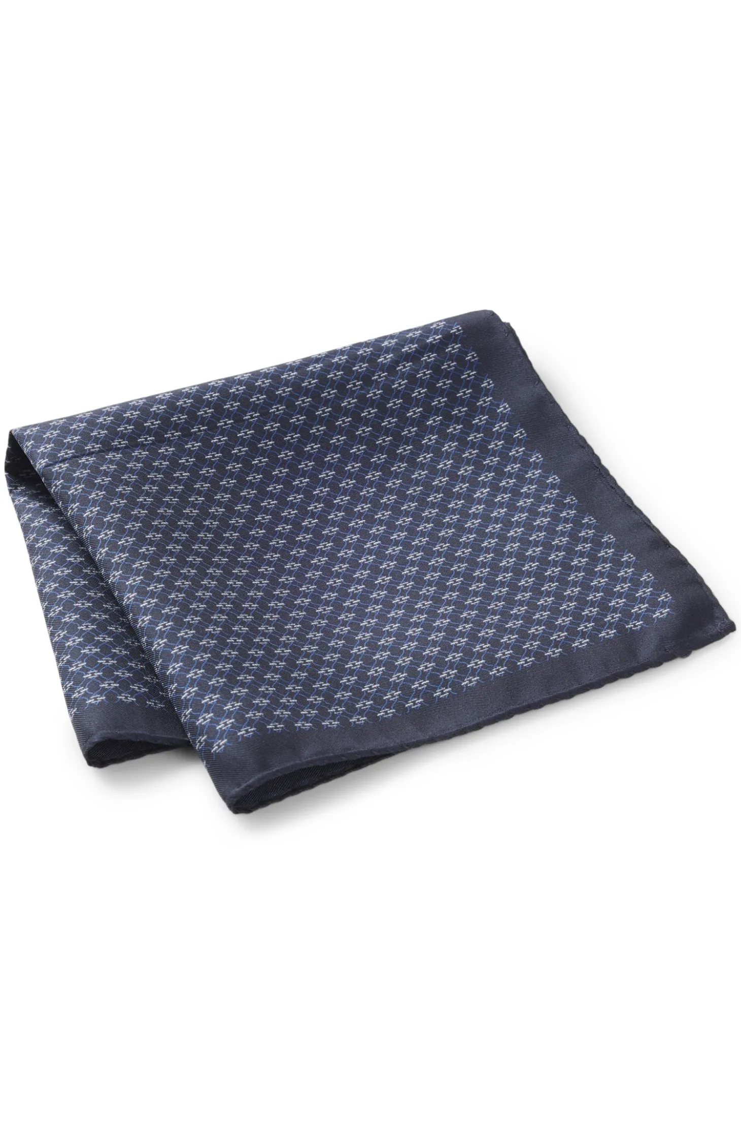 BOSS ONE Einstecktuch aus Seide mit Print-Muster