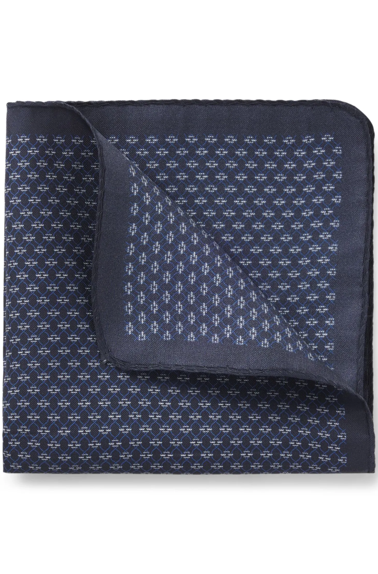 BOSS ONE Einstecktuch aus Seide mit Print-Muster