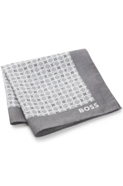 BOSS ONE Einstecktuch aus Seide mit Digitaldruck