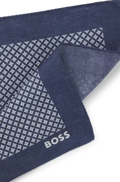 BOSS ONE Einstecktuch aus Seide mit Digitaldruck