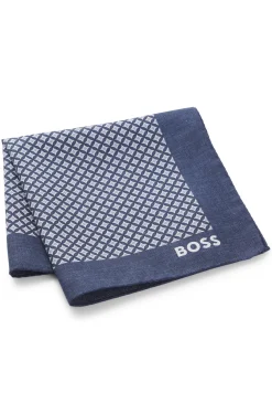 BOSS ONE Einstecktuch aus Seide mit Digitaldruck