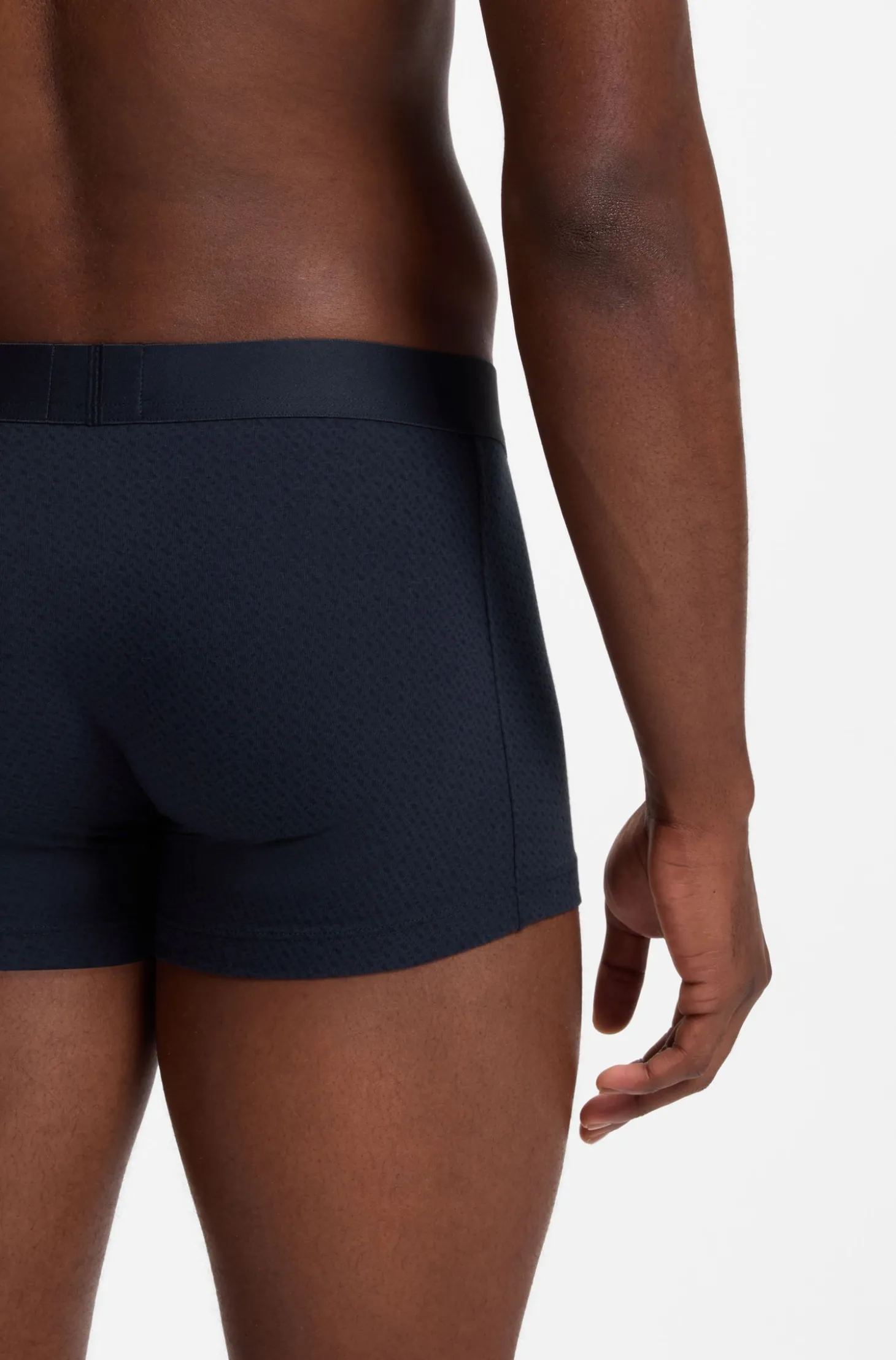 BOSS ONE eng anliegende Boxershorts aus Stretch-Baumwolle im Dreierpack