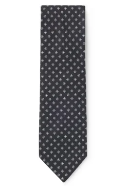 BOSS ONE Gemusterte Krawatte aus Seiden-Jacquard