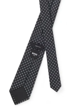 BOSS ONE Gemusterte Krawatte aus Seiden-Jacquard