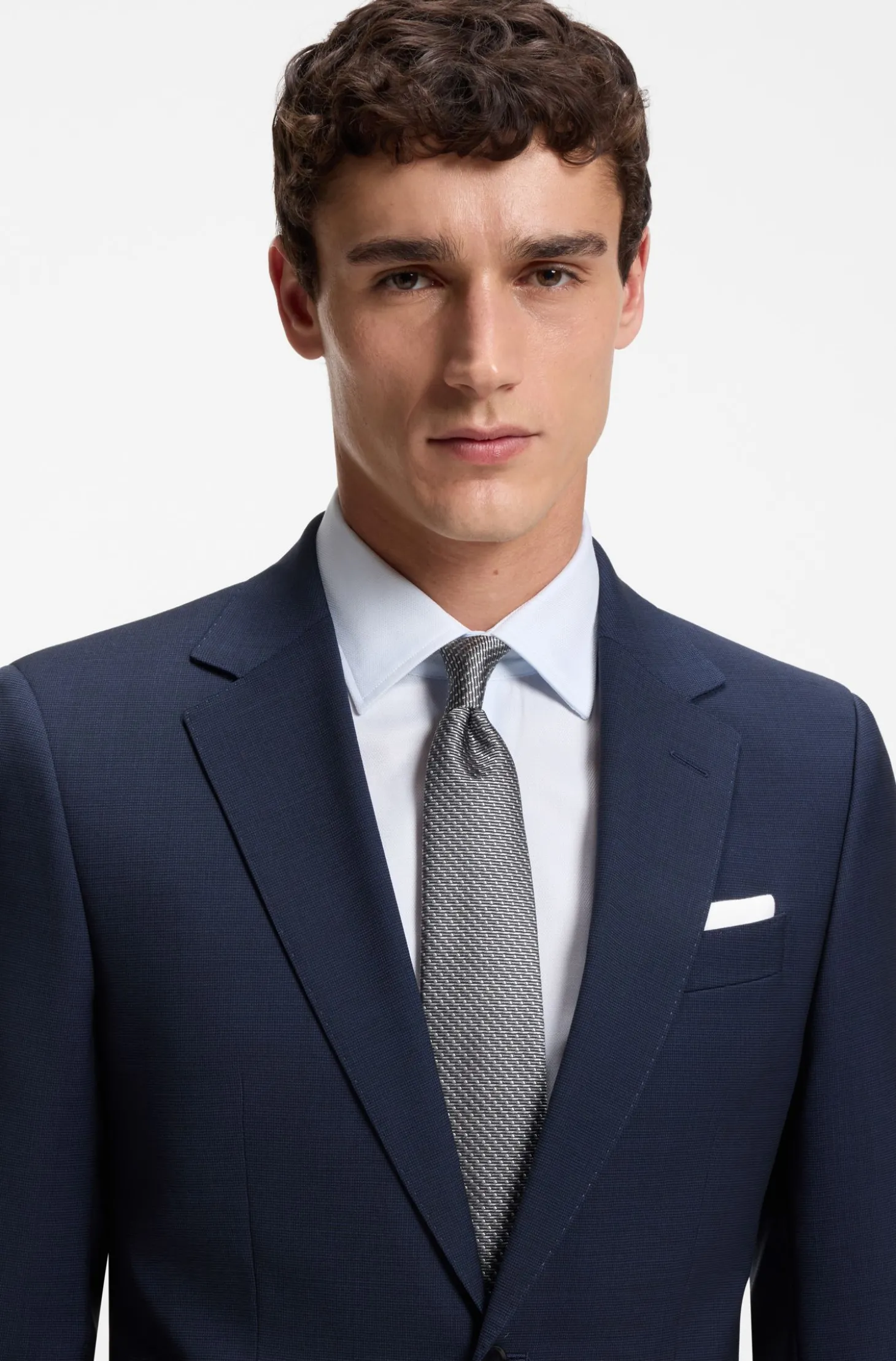 BOSS ONE Krawatte aus Seide mit Jacquard-Muster