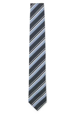 BOSS ONE Krawatte aus Seide mit diagonalen Streifen