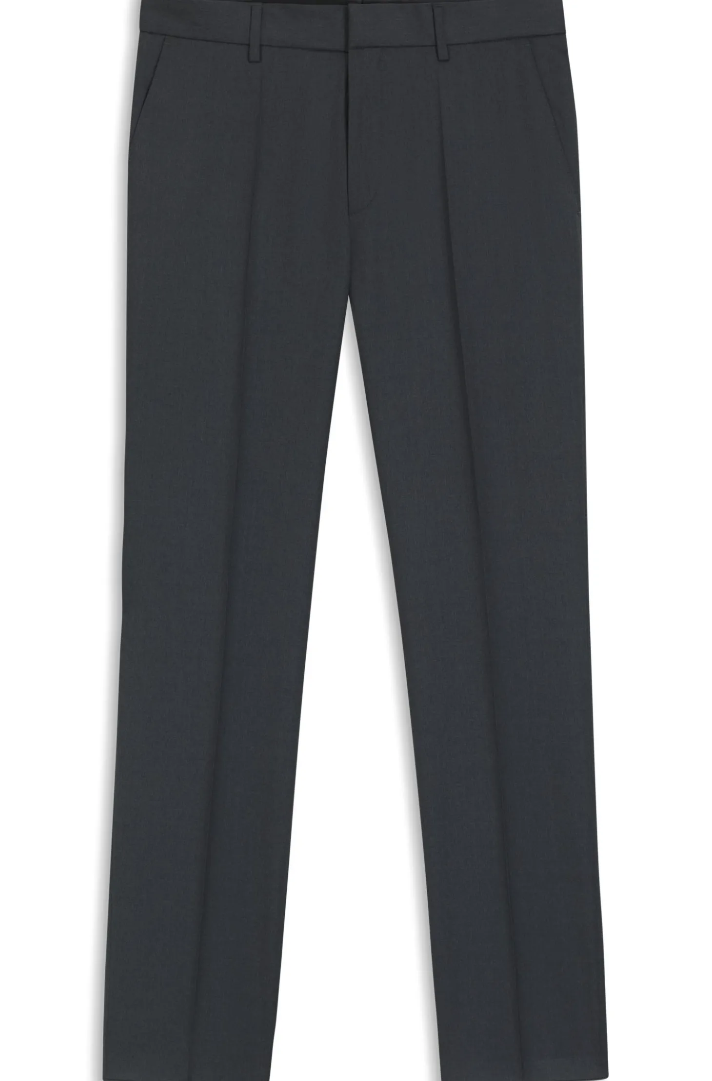 BOSS ONE Regular-Fit Hose aus Schurwoll-Serge