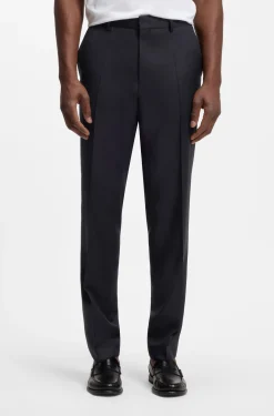 BOSS ONE Regular-Fit Hose aus Schurwoll-Serge