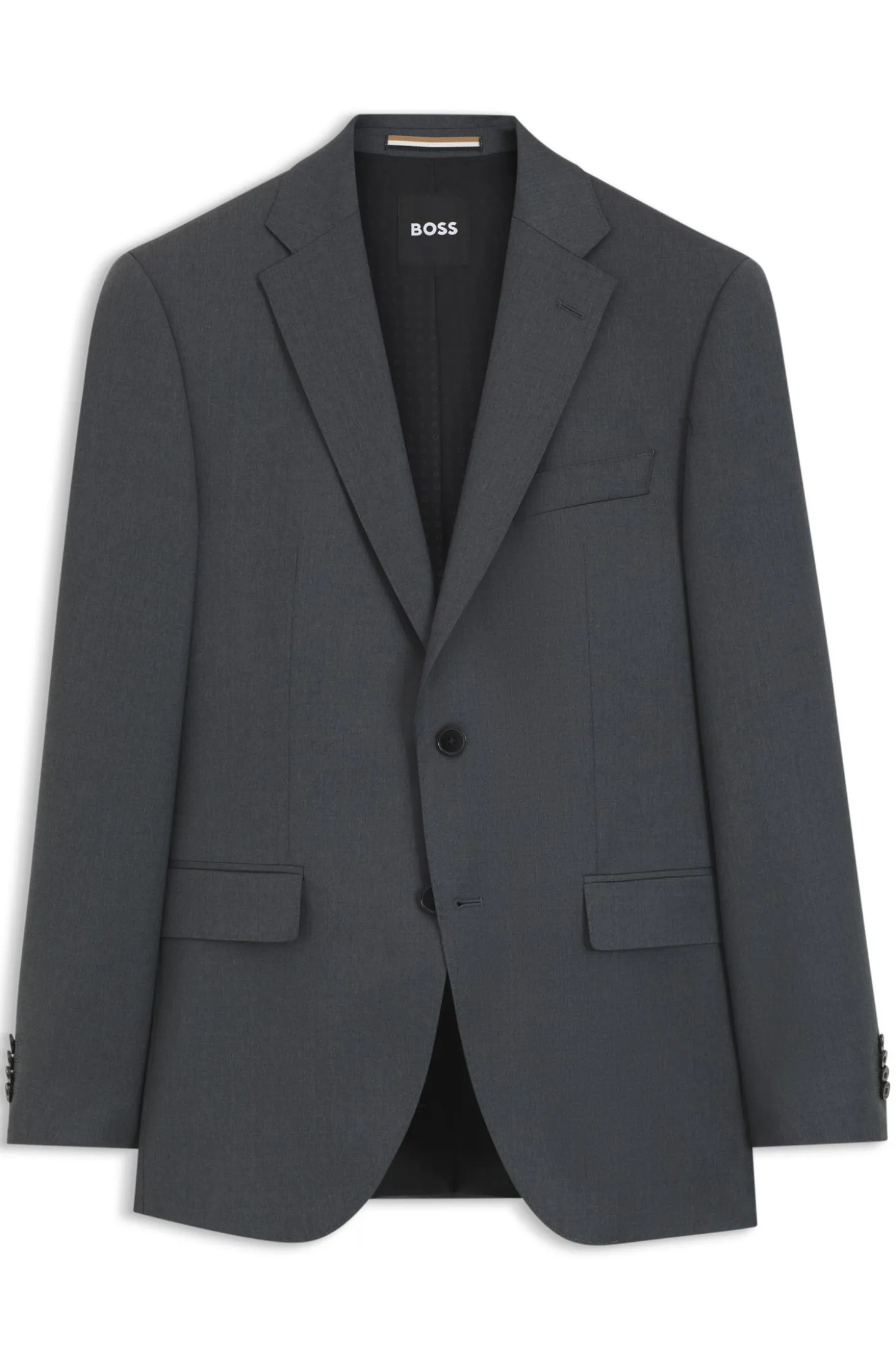 BOSS ONE Regular-Fit Sakko aus Schurwoll-Serge