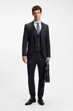 BOSS ONE Regular-Fit Sakko aus Schurwoll-Serge