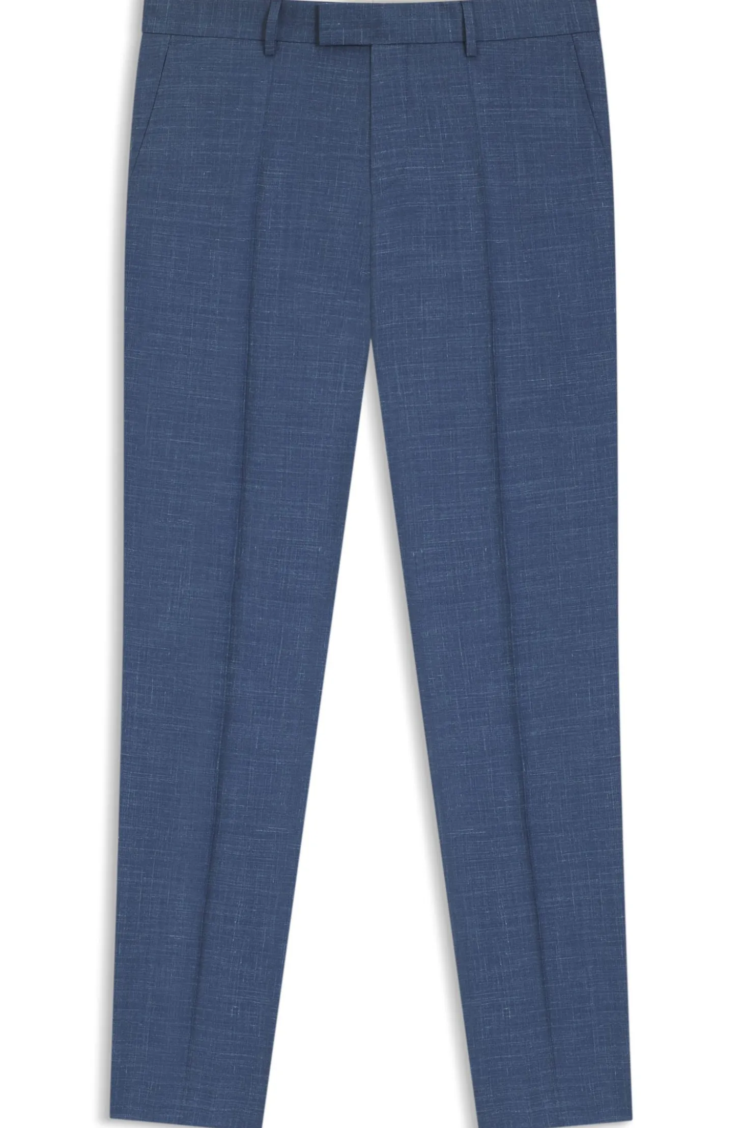 BOSS ONE Slim-Fit Anzughose aus Wolle, Seide und Leinen