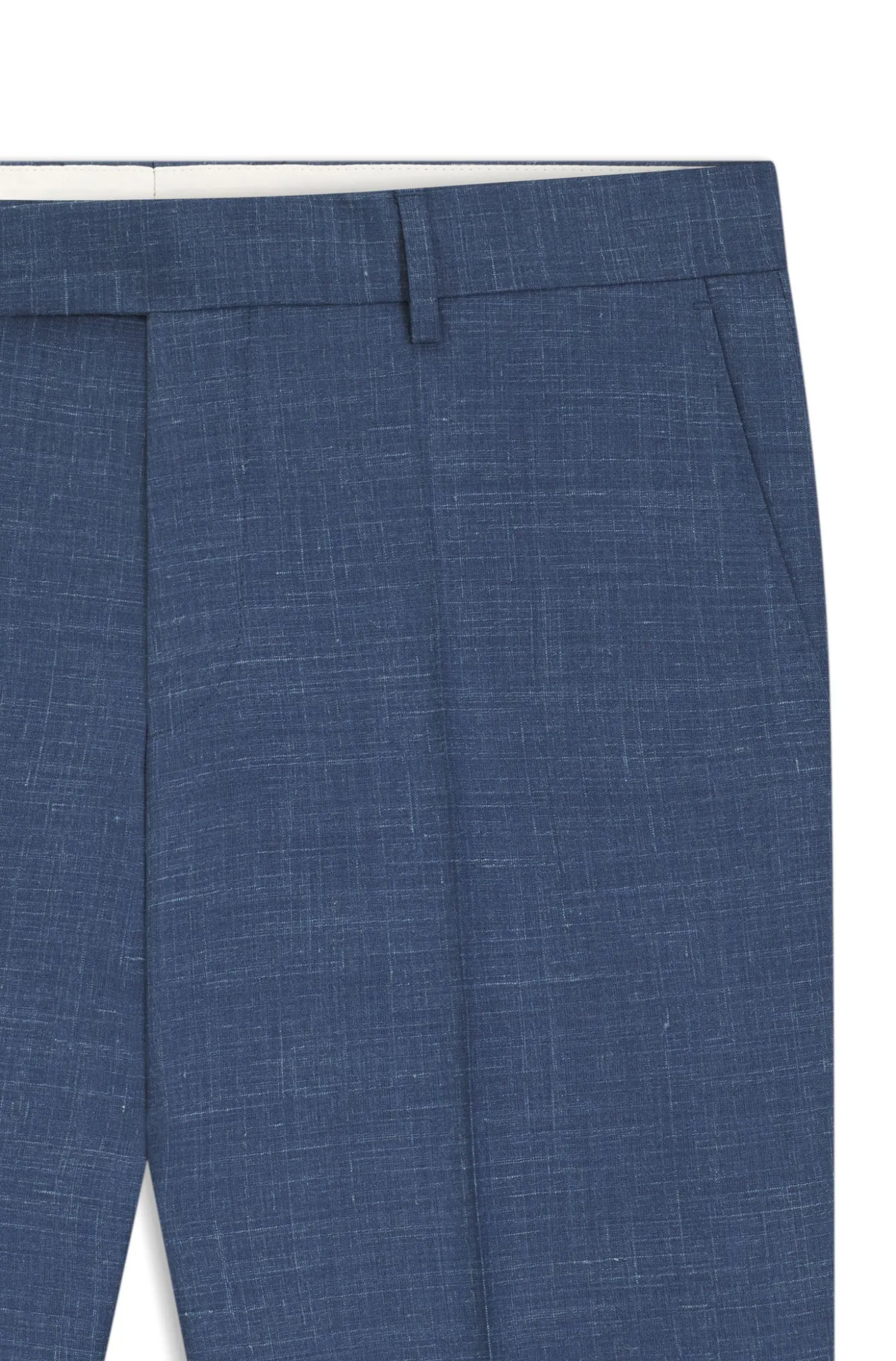 BOSS ONE Slim-Fit Anzughose aus Wolle, Seide und Leinen