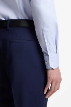 BOSS ONE Slim-Fit Hemd aus knitterfreier Oxford-Baumwolle