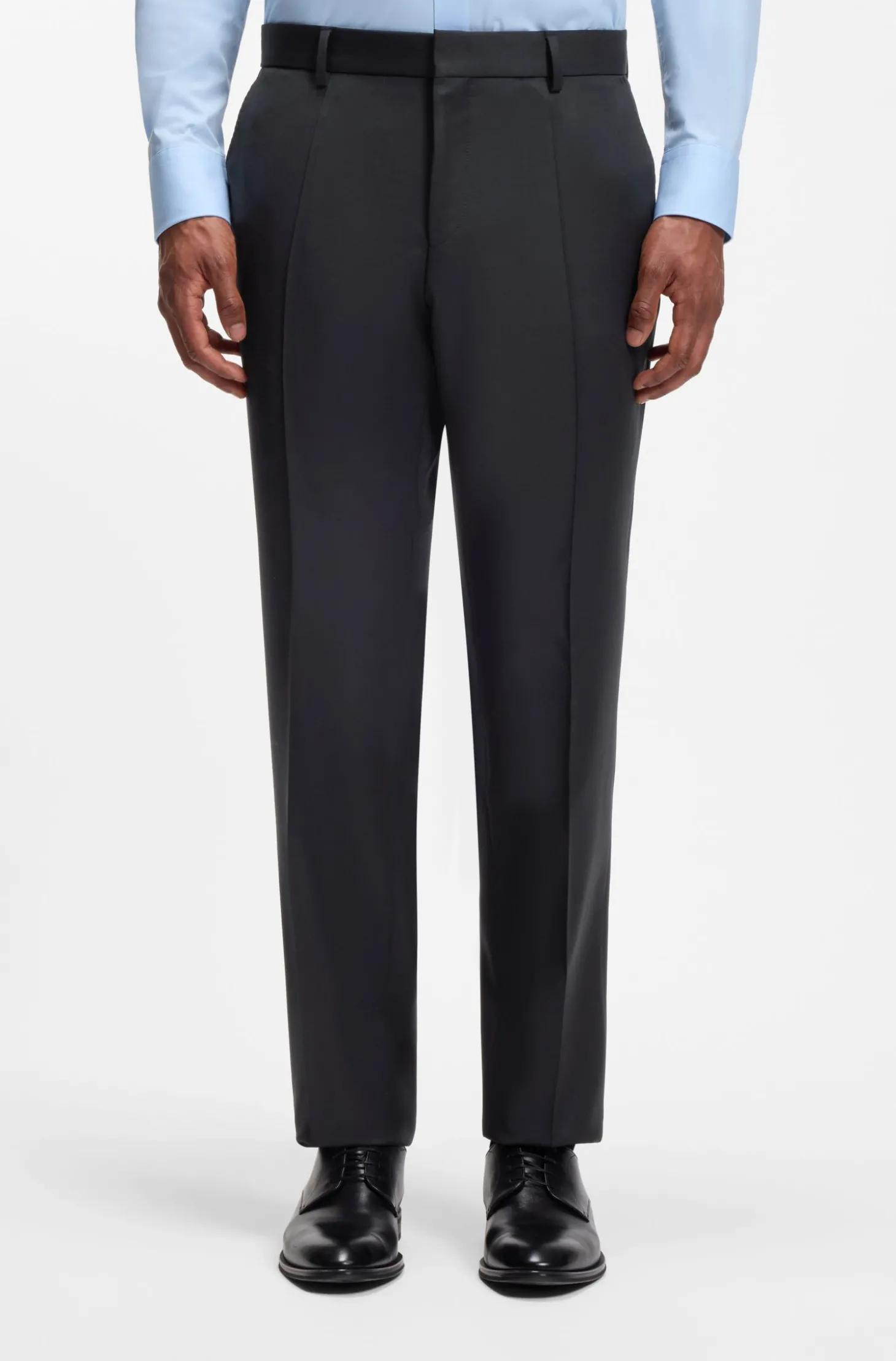 BOSS ONE Slim-Fit Hose aus Schurwoll-Serge
