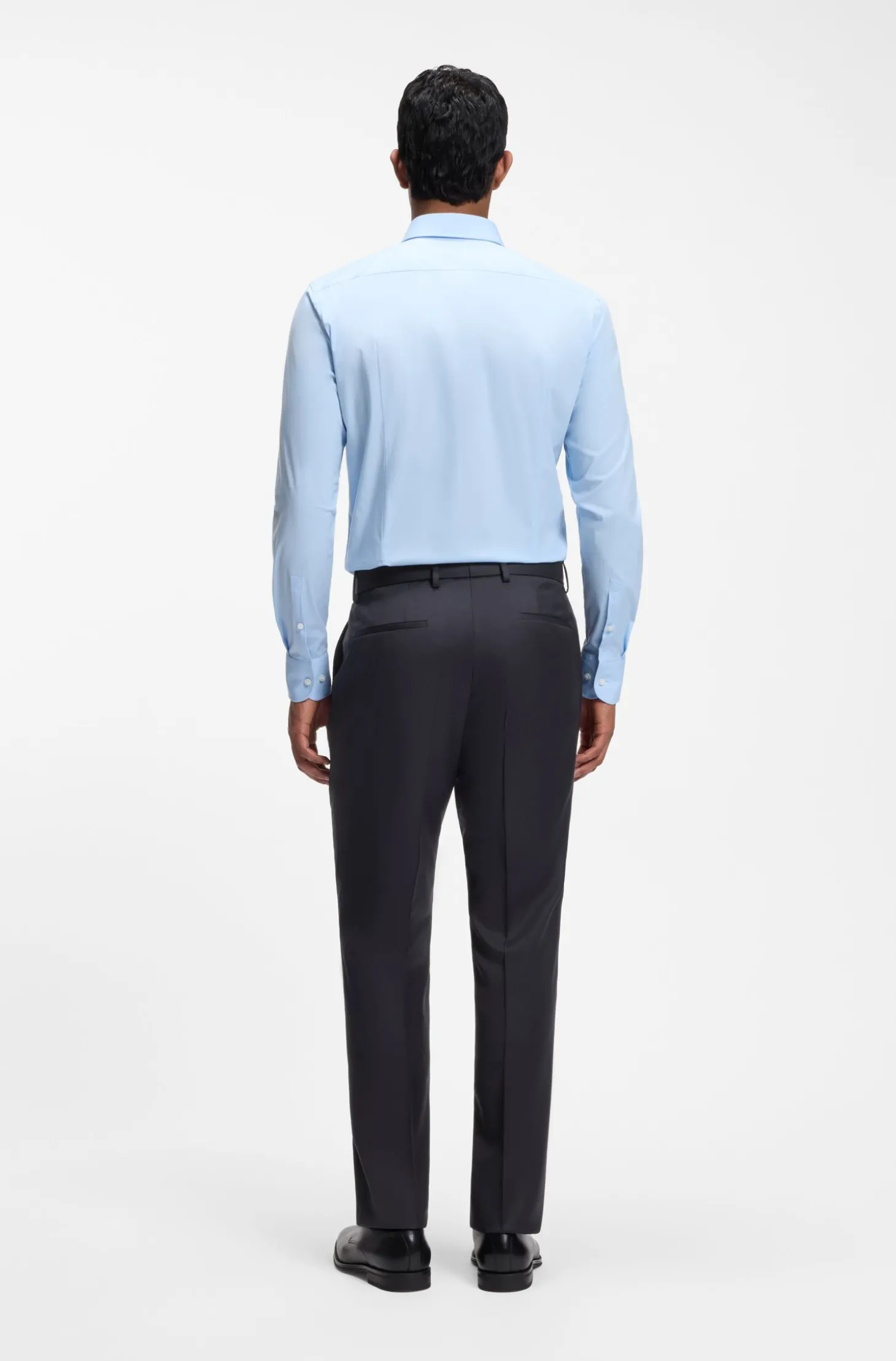 BOSS ONE Slim-Fit Hose aus Schurwoll-Serge