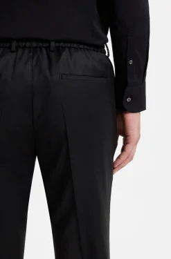 BOSS ONE Slim-Fit Hose aus Schurwoll-Serge