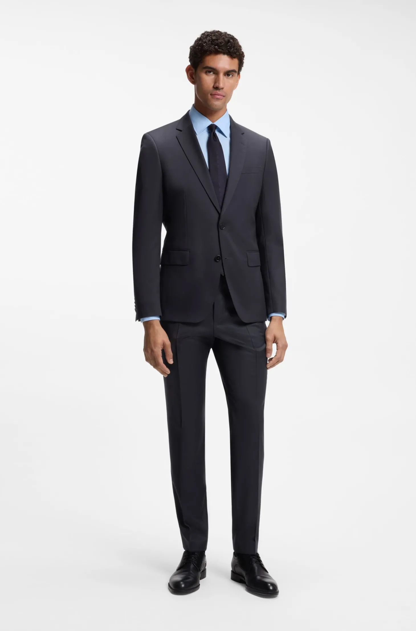 BOSS ONE Slim-Fit Hose aus Schurwoll-Serge
