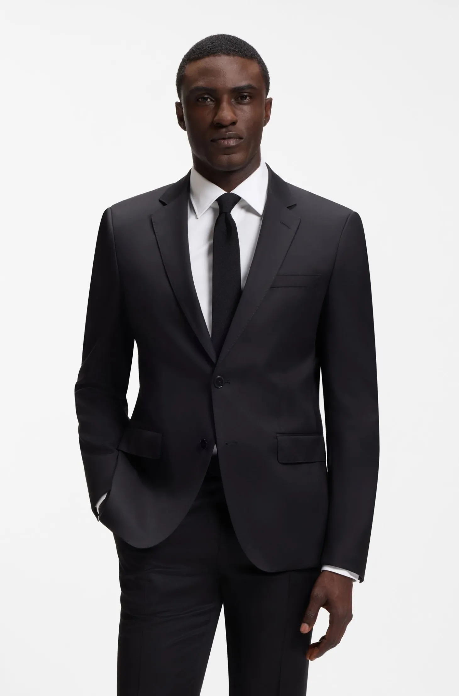 BOSS ONE Slim-Fit Sakko aus Schurwoll-Serge