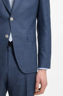 BOSS ONE Slim-Fit Sakko aus Wolle, Seide und Leinen