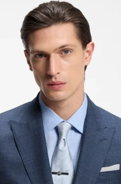 BOSS ONE Slim-Fit Sakko aus Wolle, Seide und Leinen