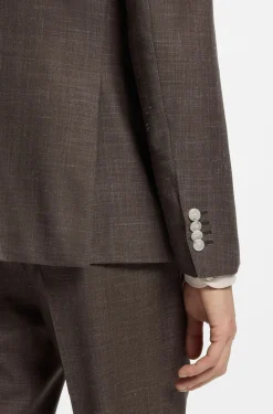 BOSS ONE Slim-Fit Sakko aus Wolle, Seide und Leinen