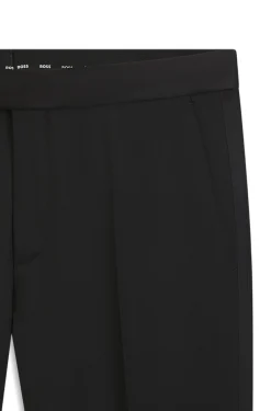 BOSS ONE Slim-Fit Smoking-Hose aus Schurwoll-Serge