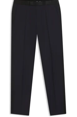 BOSS ONE Slim-Fit Smoking-Hose aus Schurwoll-Serge