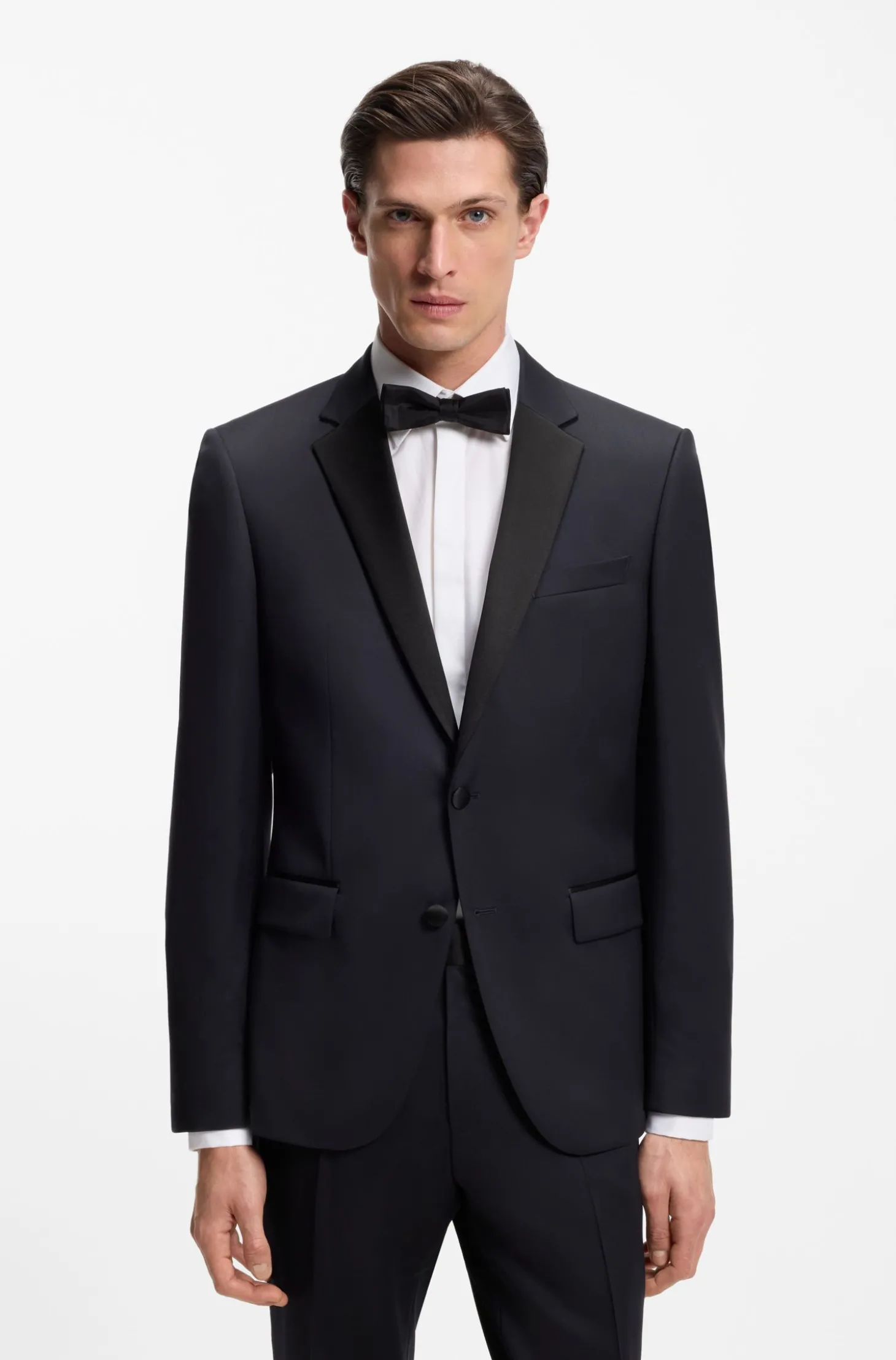 BOSS ONE Slim-Fit Smoking-Jackett aus Schurwoll-Serge