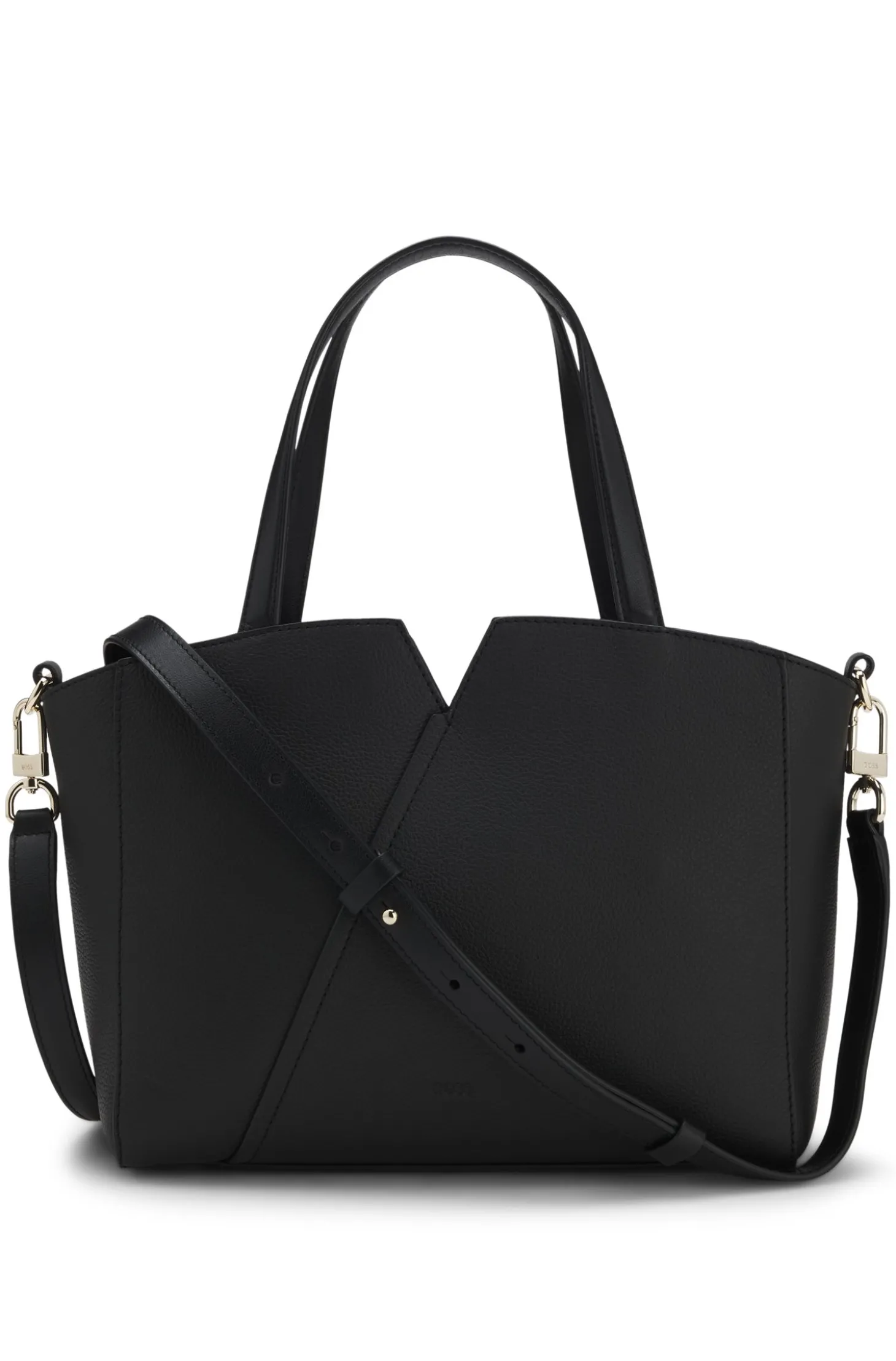 BOSS Revers kleine Tote Bag aus Leder mit Gürtel-Detail