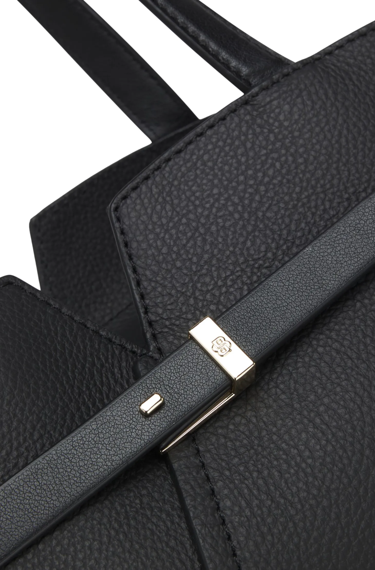 BOSS Revers kleine Tote Bag aus Leder mit Gürtel-Detail
