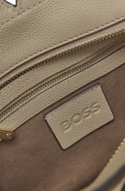 BOSS Revers kleine Tote Bag aus Leder mit Gürtel-Detail
