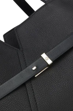 BOSS Revers Tote Bag aus Leder mit Gürtel-Detail