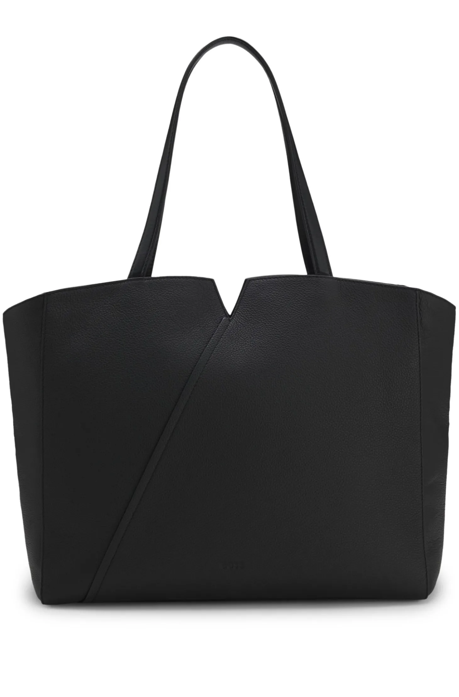 BOSS Revers Tote Bag aus Leder mit Gürtel-Detail