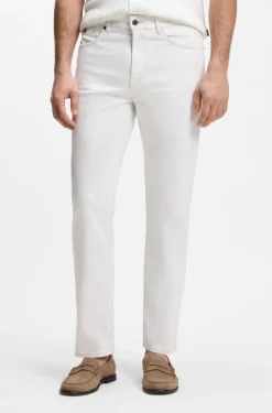 BOSS SELECTED BY SHOHEI OHTANI Jeans aus weißem Denim