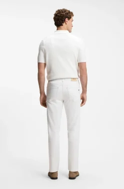BOSS SELECTED BY SHOHEI OHTANI Jeans aus weißem Denim