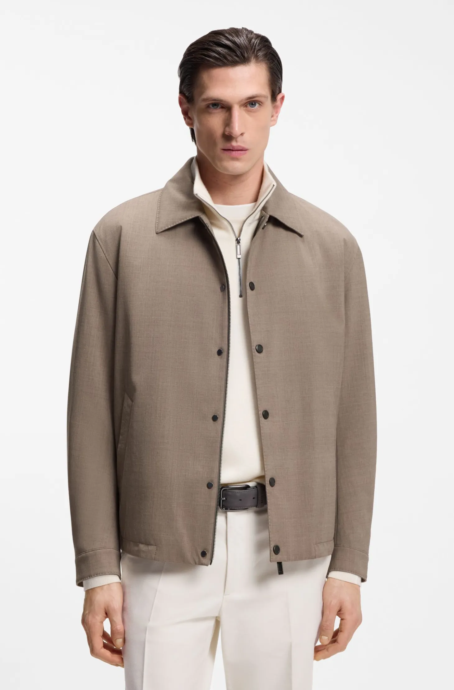 BOSS x ASTON MARTIN Jacke aus Woll-Mix