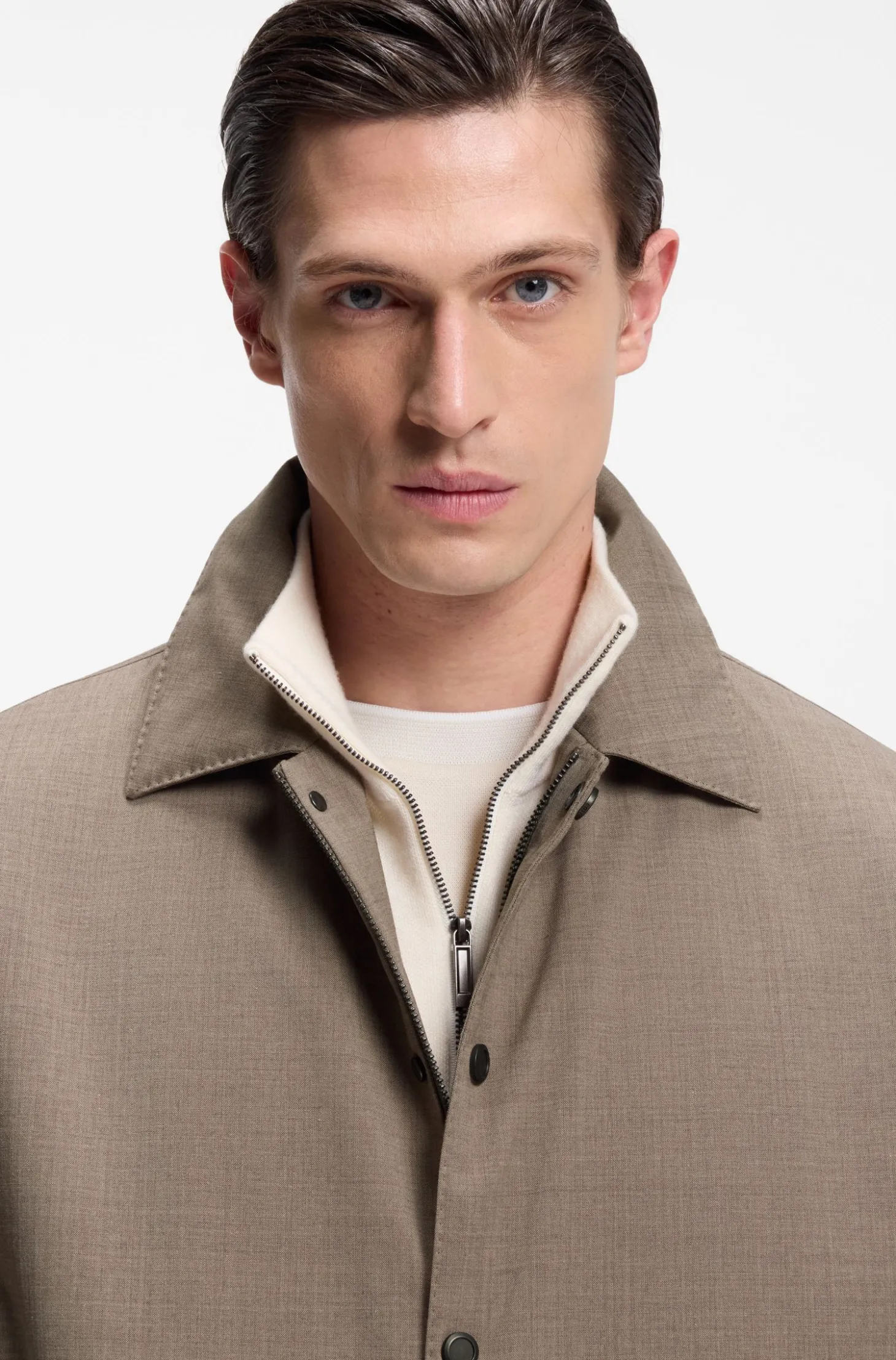 BOSS x ASTON MARTIN Jacke aus Woll-Mix