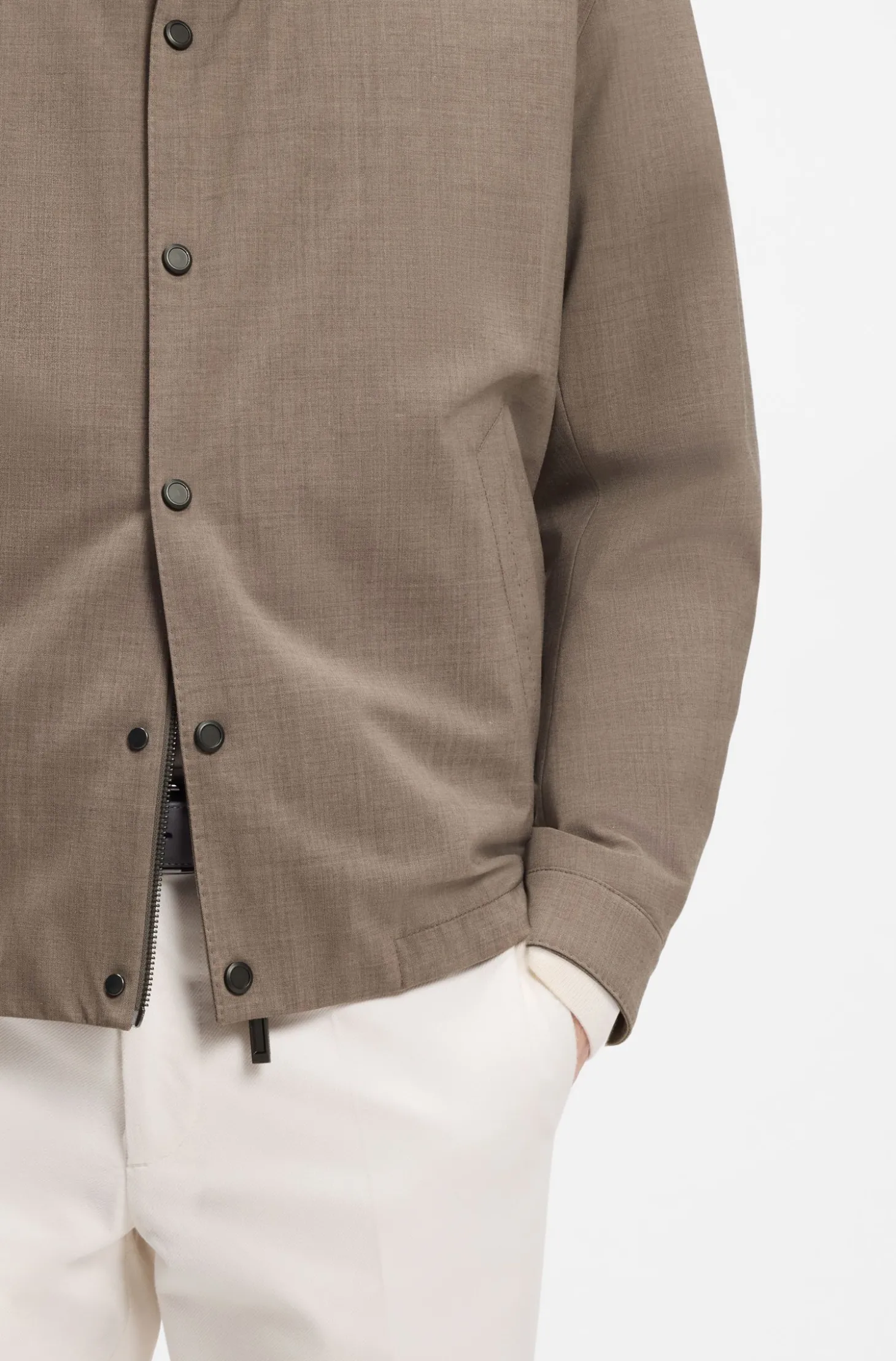BOSS x ASTON MARTIN Jacke aus Woll-Mix